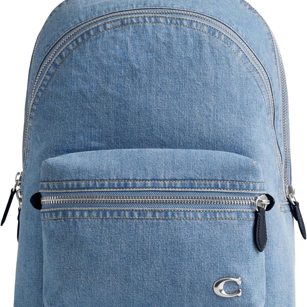 NWT Coach Charter Backpack (Indigo Denim)